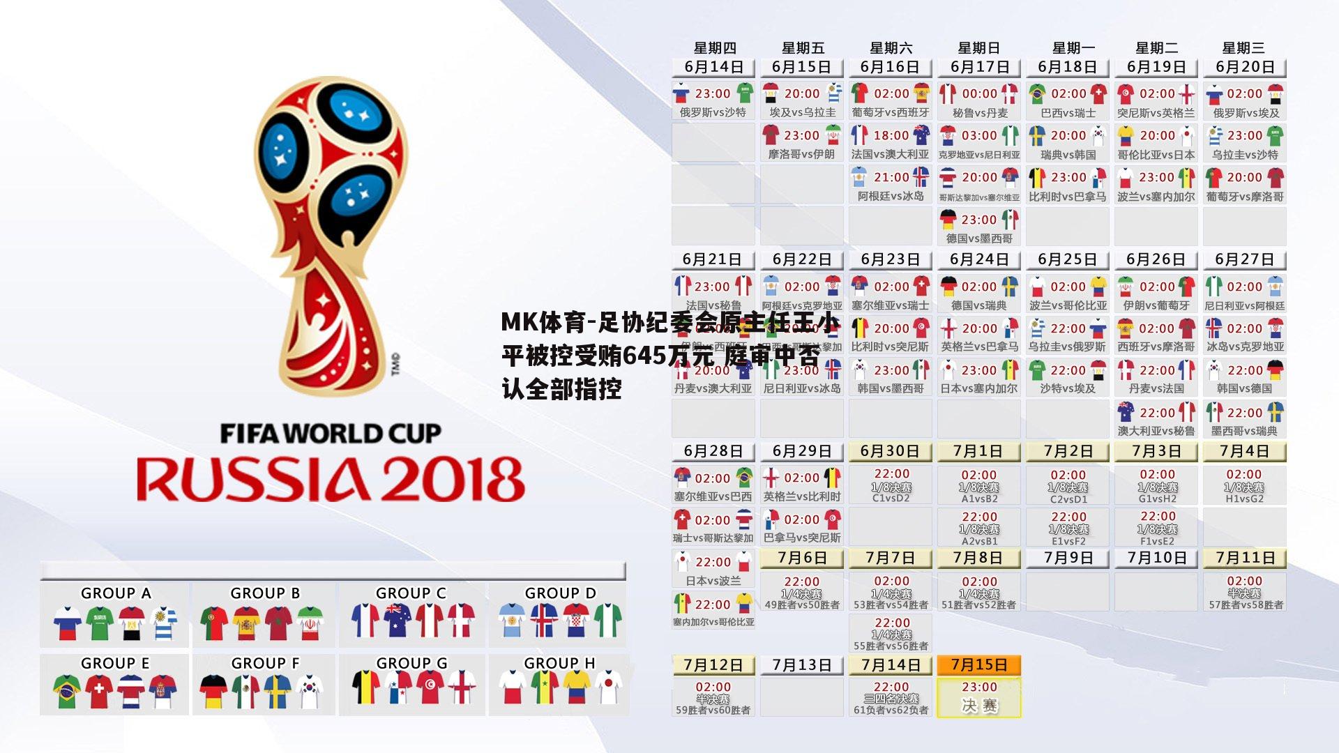 MK体育-足协纪委会原主任王小平被控受贿645万元 庭审中否认全部指控-第2张图片-MK体育